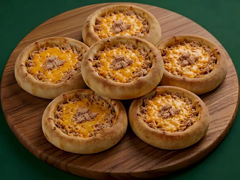 Atum com Cheddar