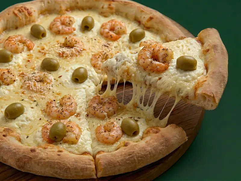 Camarão com Queijo