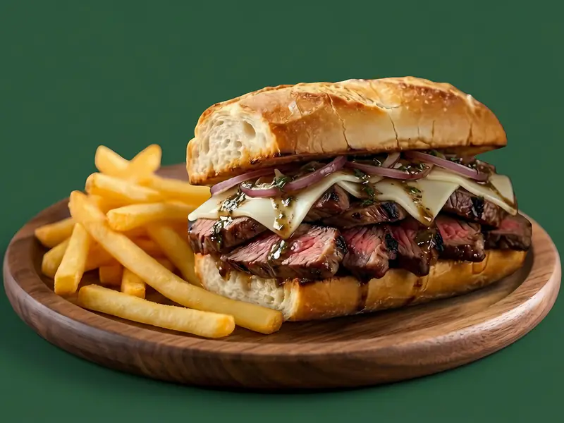 Churrasco com Queijo